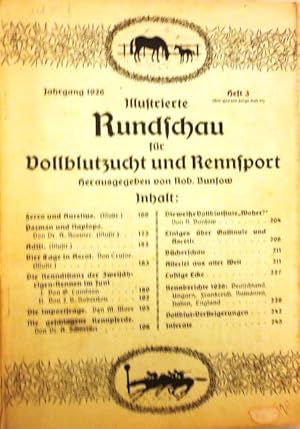 Illustrierte Rundschau für Vollblutzucht und Rennsport.Jahrgang 1926, Heft 3 (Der ganzen Folge He...