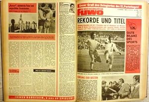 FUWO - Die neue Fussballwoche (1976) - Kompletter 28. Jahrgang 1976. Herausgeber: DfV der DDR. Sp...