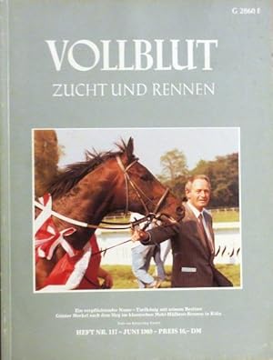 VOLLBLUT Zucht und Rennen - Heft Nr. 117, Juni 1989.