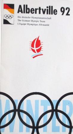 (Olympiade 1992) - Albertville 92. Die deutsche Olympiamannschaft / The German Olympic Team. Hera...