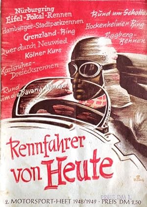 Rennfahrer von Heute. 2. Motorsport-Heft 1948/1949.
