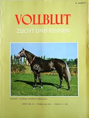 VOLLBLUT Zucht und Rennen - Heft Nr. 41, Februar 1970.