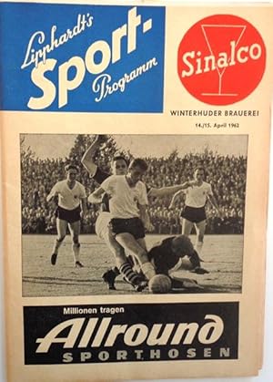 Gruppenspiel um die Deutsche Fußballmeisterschaft, 18. Juni 1960, Volkspark-Stadion: HAMBURGER SV...