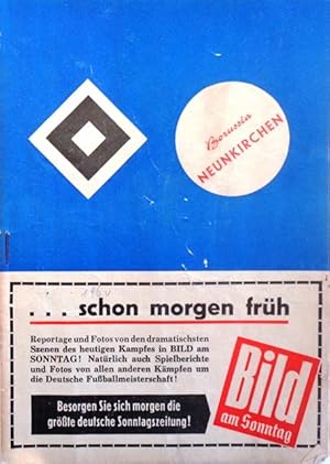 Programmheft: Gruppenspiel um die Deutsche Fußballmeisterschaft, 18. Juni 1960, Volkspark-Stadion...