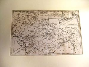 Carte de la Partie Superieure de L`Inde en de ca`du Gange.