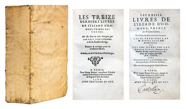 Les XXIIII livres de l'Iliade d'Homere | Barnebys
