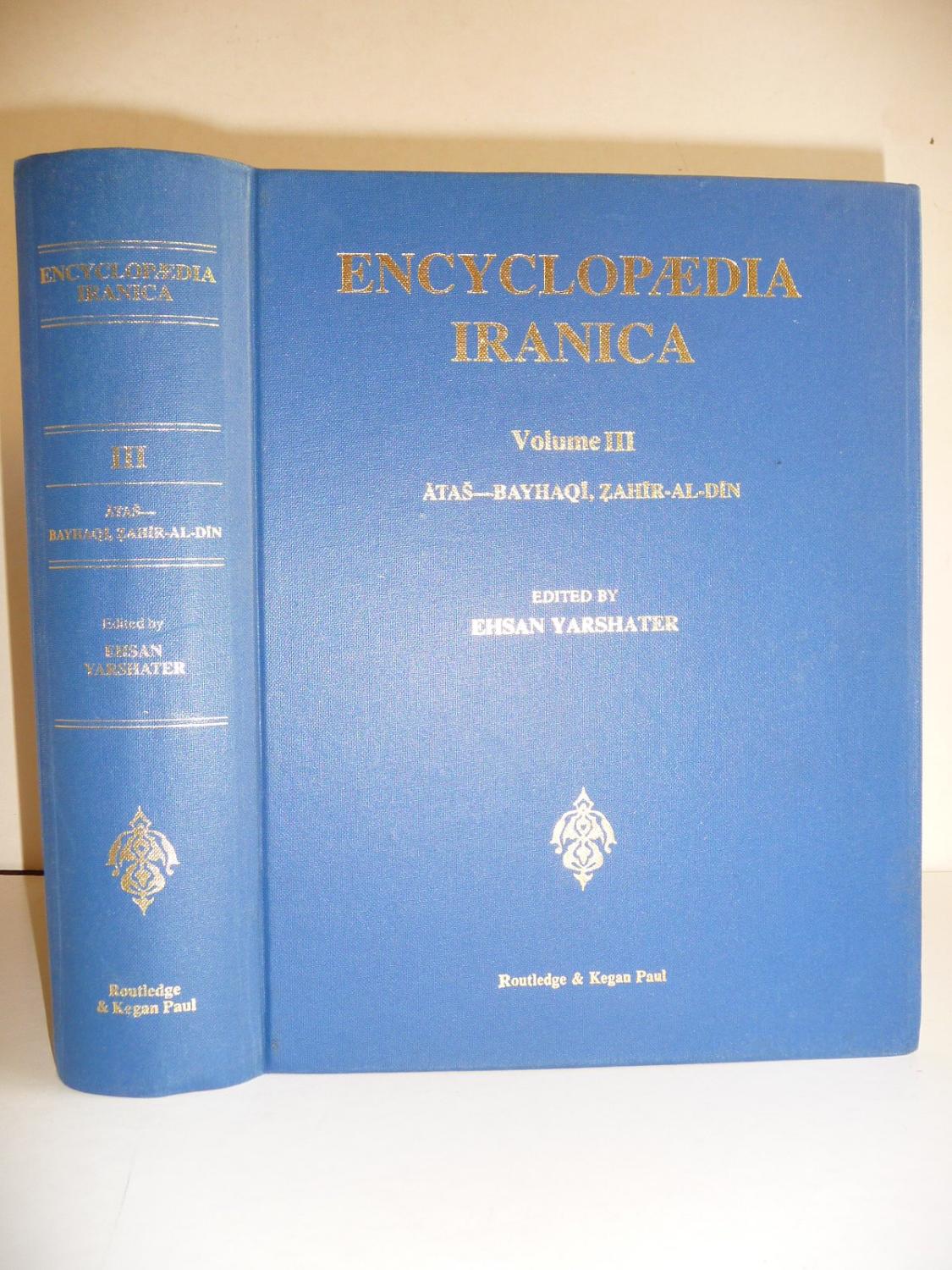 Encyclopaedia Iranica: v. 3