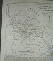 (Map of Georgia-- Sherman's March): Map Illustrating Genl. Sherman's March Through Georgia from A...