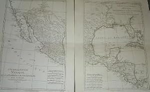 (Map of Gulf of Mexico and Environs- 2 Map Set): L'Ancien et Le Nouveau Mexique, Avec La Floride ...