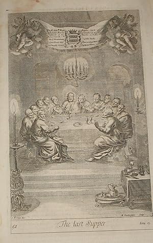 [Biblical Engraving; Gospel of John]: The Last Supper