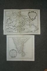 (Map/ Chart of India- 2 Sheet Set, North & South): 1. Carte De L'Indoustan.Ie. Feuille 2. Suite D...