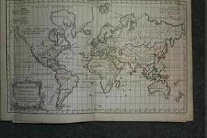 (World Map- Mercator Projection): Mappe Monde Suivant La Projection Des Cartes Reduites Par Le S....