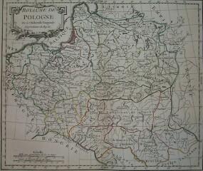(Map of Poland): Royaume De Pologne Par le S. Robert De Vaugondy.