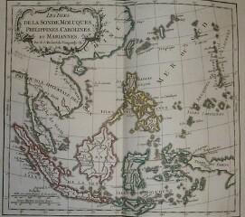 (Map of Southeast Asian Archipelagos- Philippines): Les Isles De La Sonde, Moluques, Philippines,...