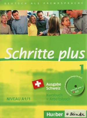 4 Bände + CD. Deutsch als Fremdsprache: SCHRITTE PLUS 1/ SCHRITTE PLUS 2/ SCHRITTE PLUS 3/ SCHRIT...