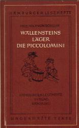 Wallensteins Lager / Die Piccolomini