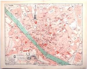 Florenz. Stadtplan