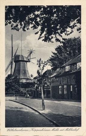 Wilhelmshaven. Kopperhörner Mühle mit Mühlenhof