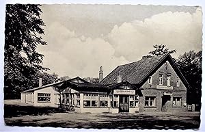 (Rückseitig betitelt) Kurhaus am Urwald. Inh. Elsa Lübbers. Post Zetel i.O. Großer Garten, Saal, ...