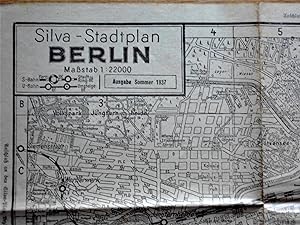Silva-Stadtplan Berlin. Ausgabe Sommer 1937