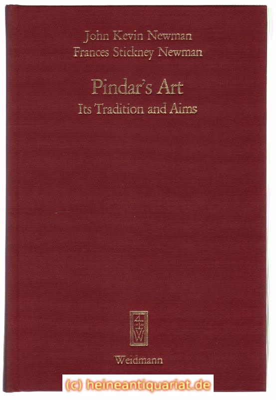 Pindar's Art: Its Tradition and Aims
