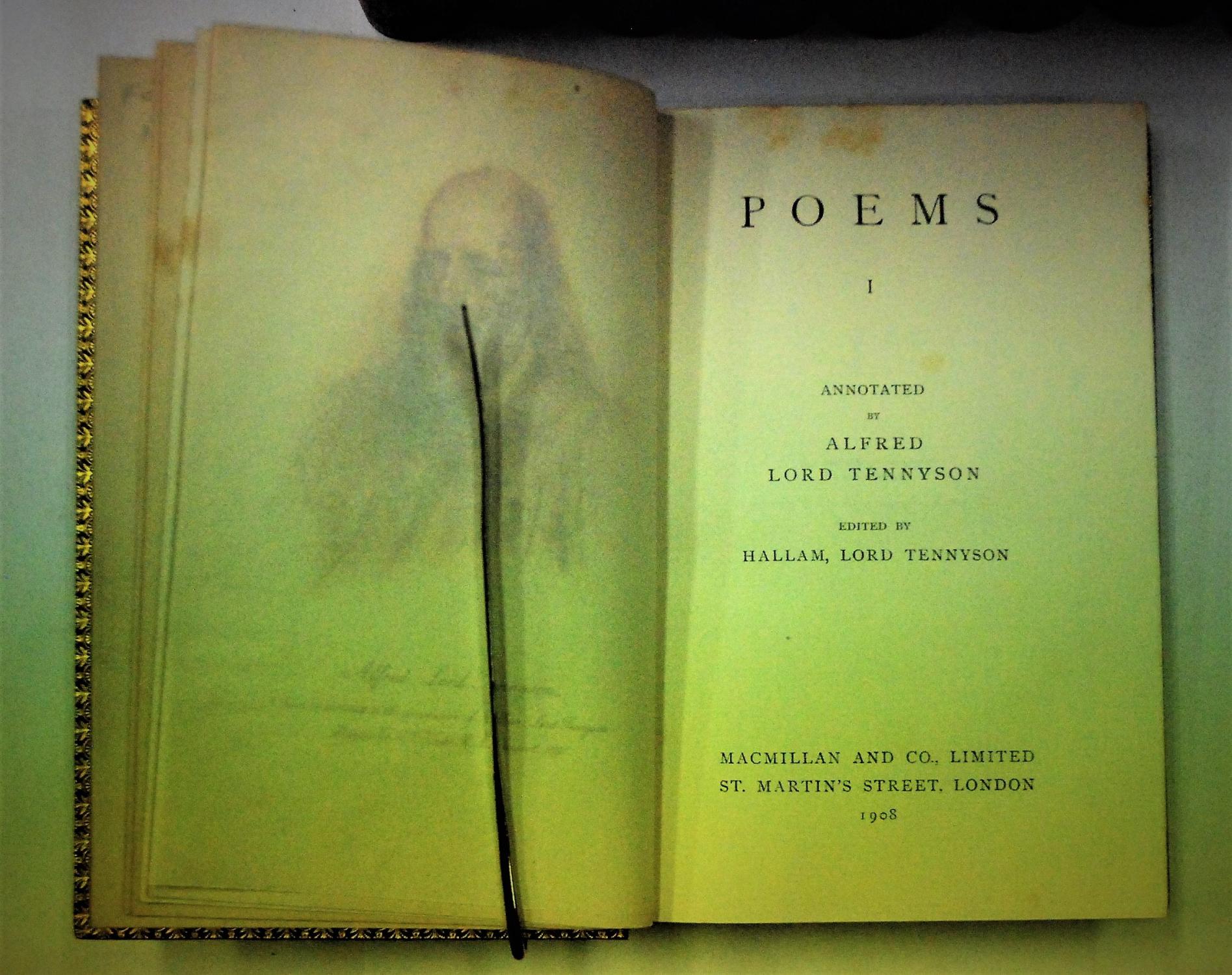 Poems. Annoted by Alfred, Lord Tennyson. Edited by Hallam, Lord ...