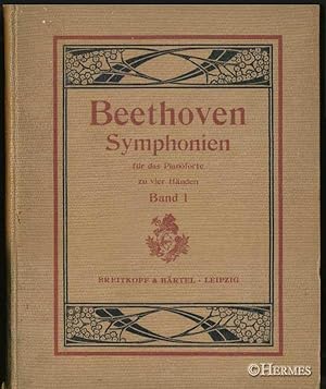 L. van Beethoven Symphonien., Arrangement für Pianoforte zu 4 Händen. Band I.