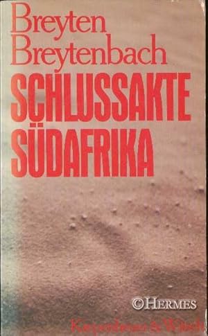 Schlussakte Südafrika.,