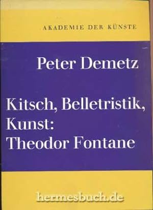 Kitsch, Belletristik, Kunst, Theodor Fontane., Vortrag zum 150. Geburtstag von Theodor Fontane, g...