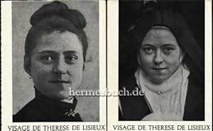 Visage de Therese de Lisieux.