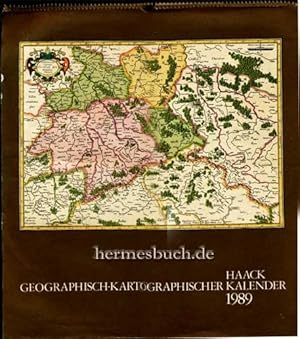 Haack Geographisch-Kartographischer Kalender 1989.,
