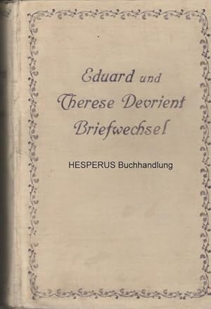 Briefwechsel zwischen Eduard und Therese Devrient