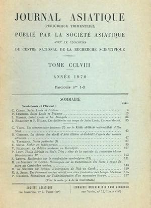 JOURNAL ASIATIQUE- PERIODIQUE TRIMESTRIEL. Publié avec le concours de la Société Asiatique du cen...