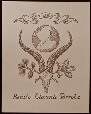 Ex libris para Benito Llorente Torroba