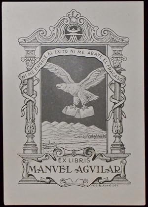 Ex libris para Manuel Aguilar