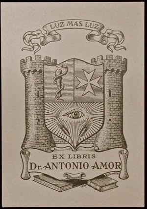 Ex libris para Dr. Antonio Amor