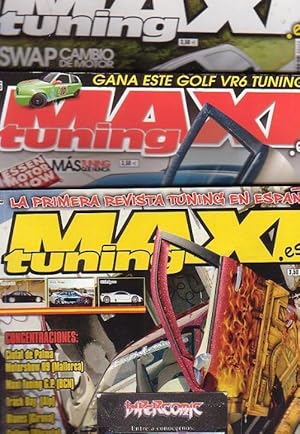 MAXI TUNING , LOTE DE 8 EJEMPLARES , revistas de tunear el coche