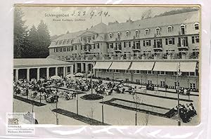 Schlangenbad. Neues Kurhaus, Südfront auf Ansichtspostkarte von 1914