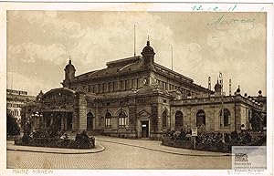Mainz a/Rhein. Stadthalle. Fotopostkarte in Lichtdruck 1918