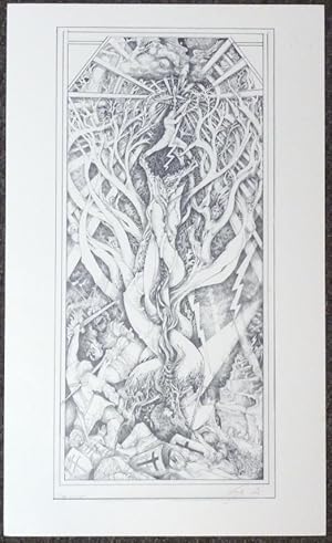 A signed, limited-edition print of an original tarot design 