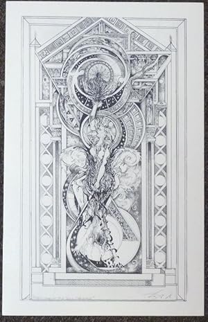 A signed, limited-edition print of an original tarot design 