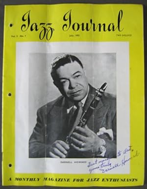 Darnell Howard Signed Original 1952 Jazz Journal Magazine