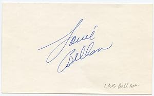 Louie Bellson, Jazz Drummer, Original SIGNED Autograph Card.