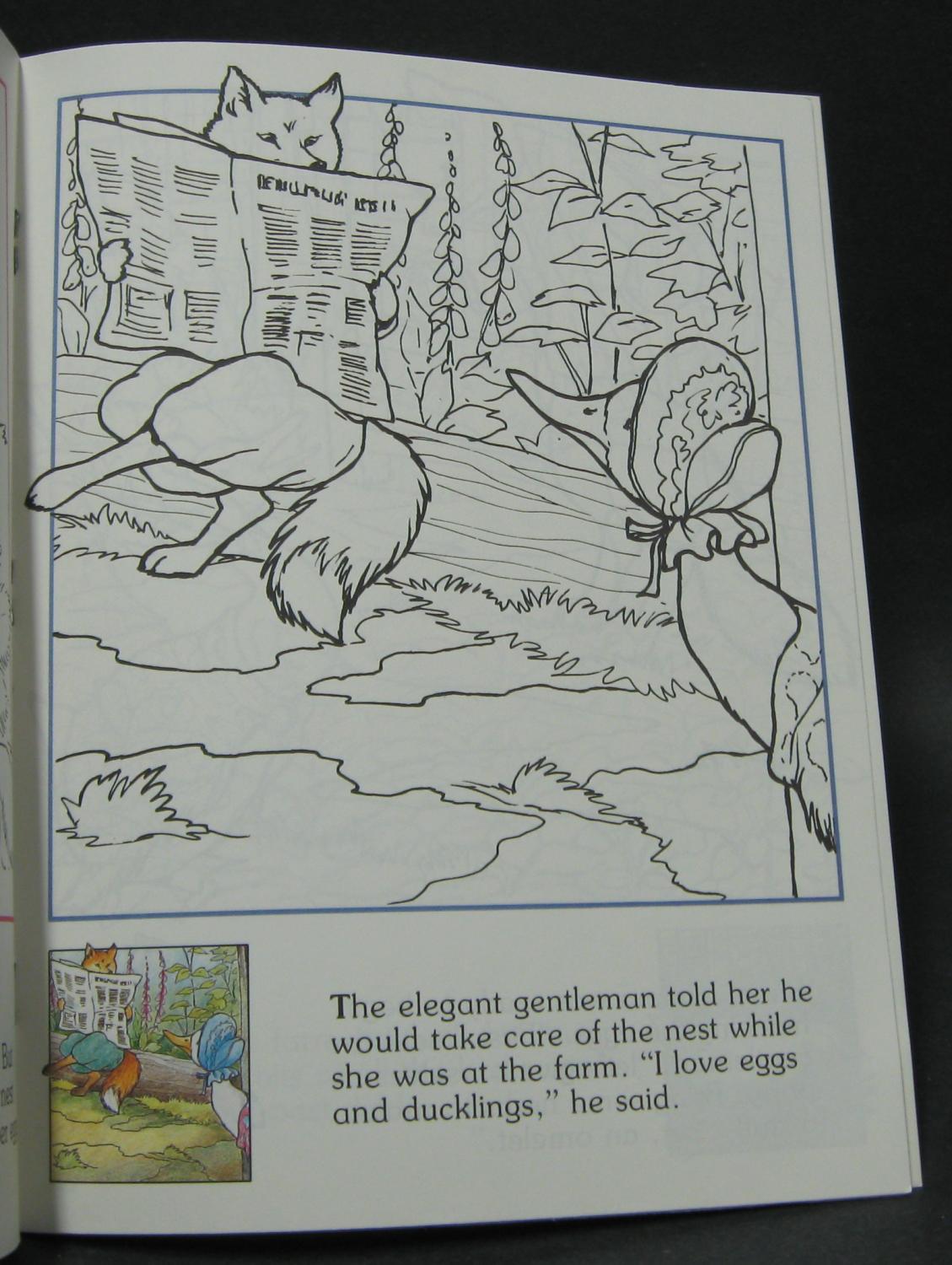 Jemima Puddle-Duck; A Beatrix Potter Story To Color By Potter - Jemima Puddle-Duck; A Beatrix Potter Story To Color By Potter
