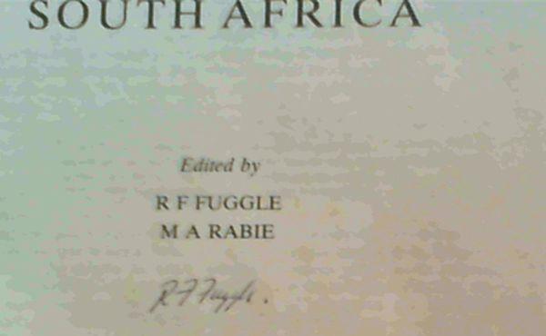 ENVIRONMENTAL MANAGEMENT IN SOUTH AFRICA FUGGLE AND RABIE PDF