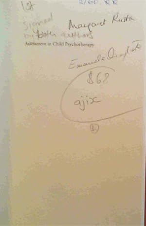 Assessment in Child Psychotherapy