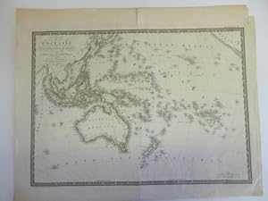 Carte De L'Oceanie Ou Cinquieme Partie Du Monde