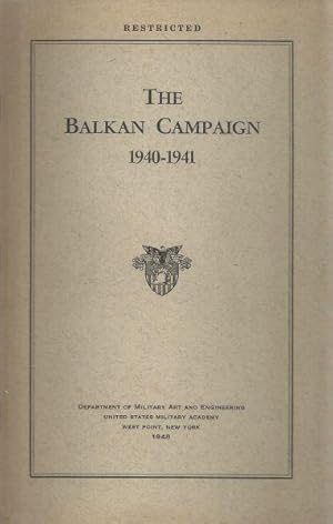 THE BALKAN CAMPAIGN 1940-1941