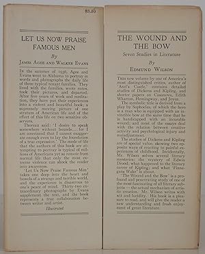 Let Us Now Praise Famous Men: Agee, James; Evans, Walker