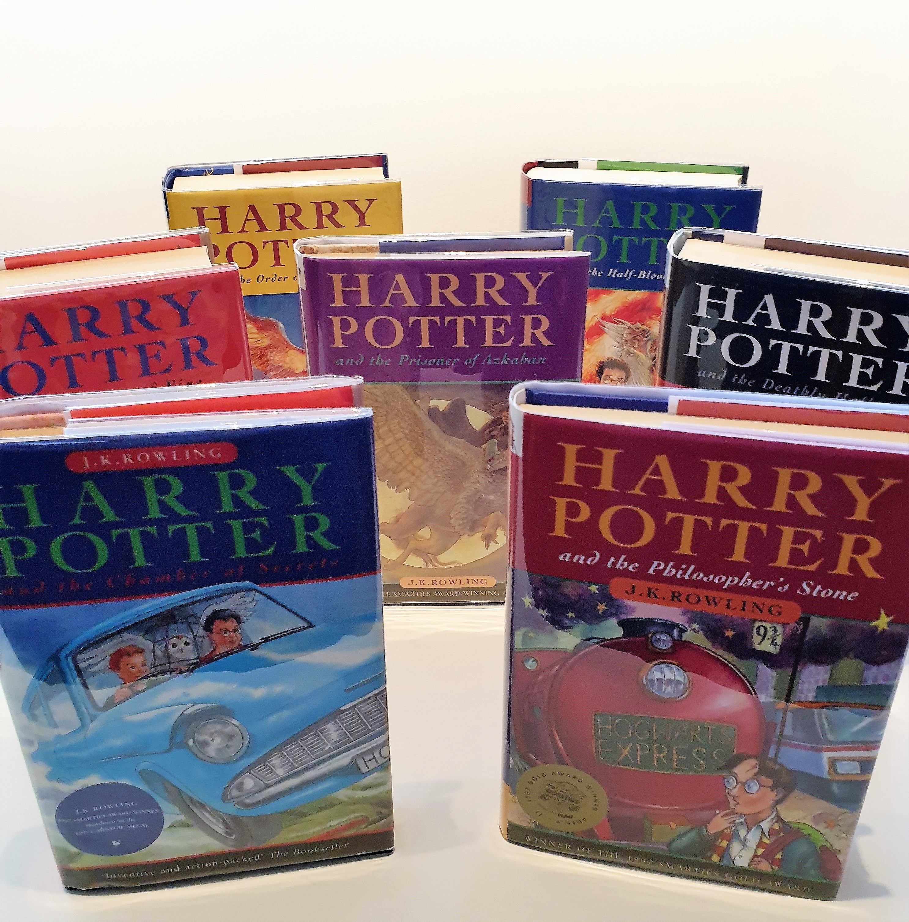 viaLibri Full set first editions Harry Potter Bloomsbury UK